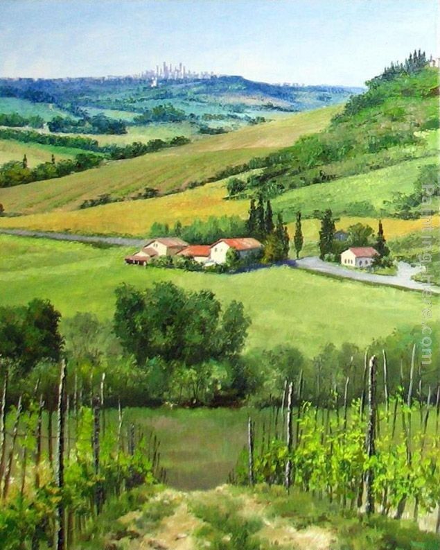 2011 View of San Gimignano